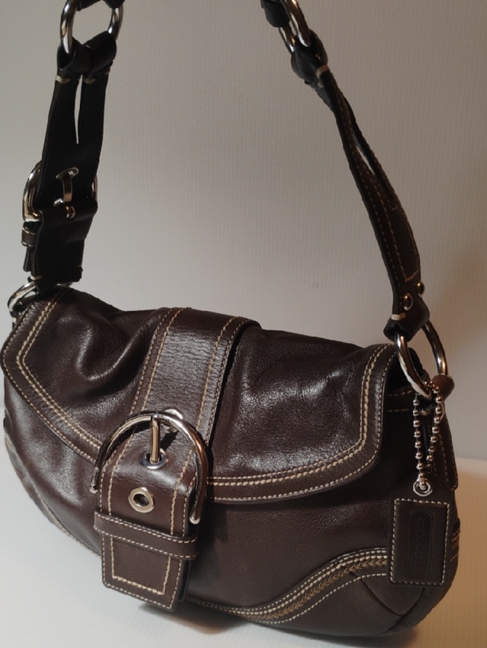 Coach 10578 Vintage Y2K British Chocolate Brown Soho Shoulder Bag - Picture 2 of 10